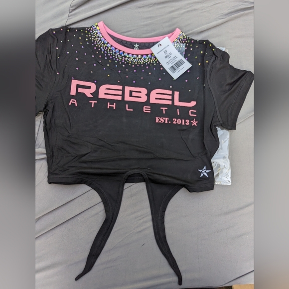Adult Rebel Athletic Cropped Tee - Picture 10 of 12